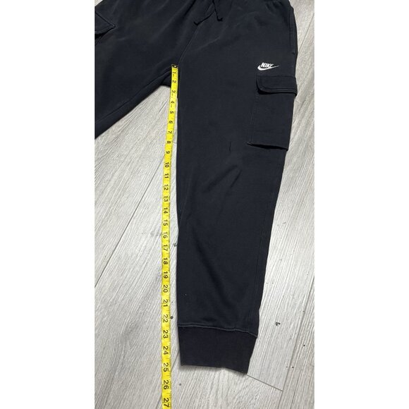 Nike Sweatpants Joggers Black Size Youth Medium Side Pockets - Picture 4 of 5